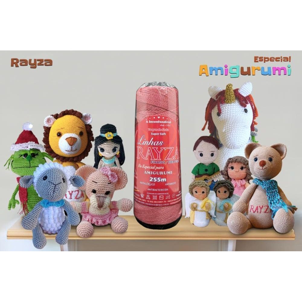 Linha Rayza Ideal Para Amigurumi - Cor 062 Pitaia