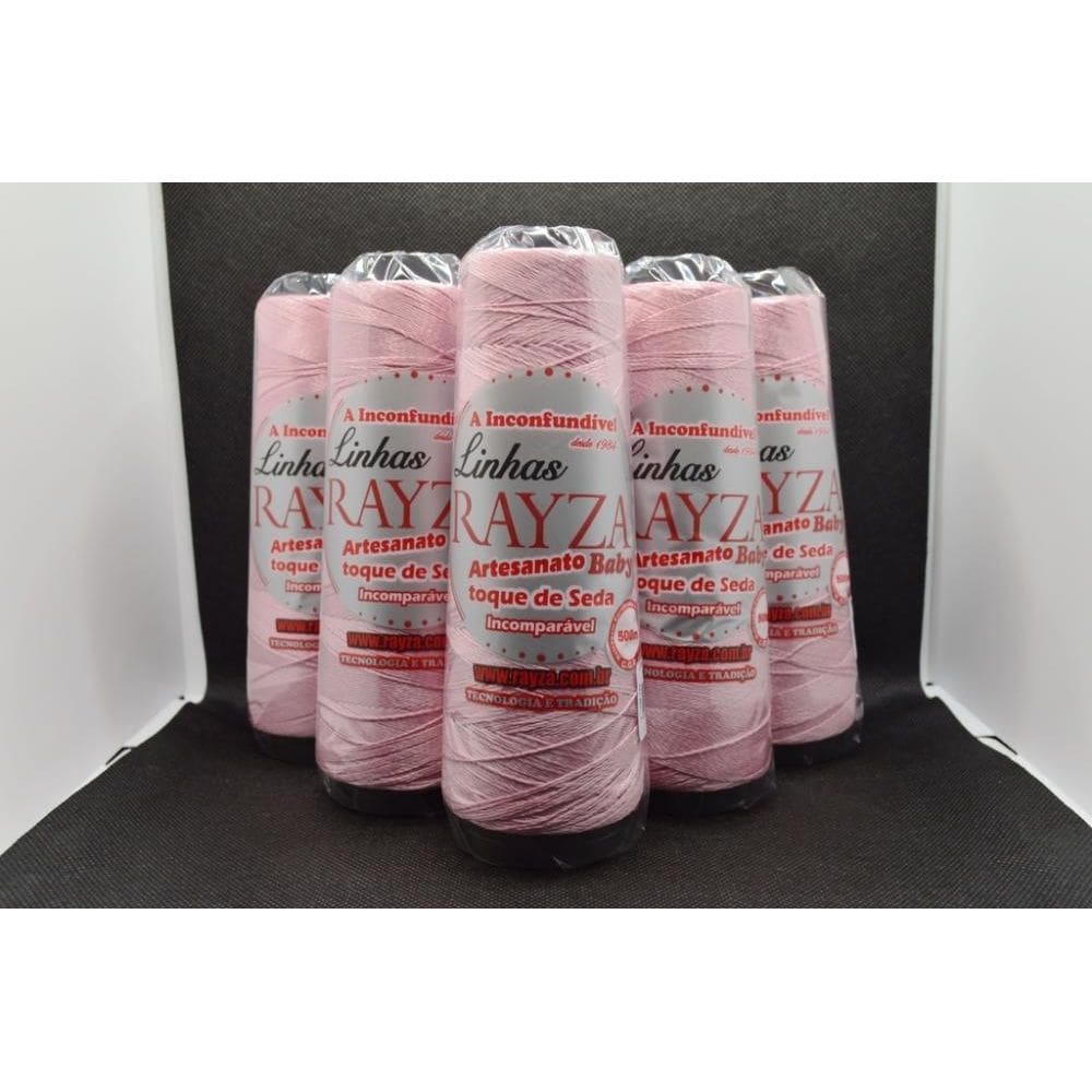Linha Rayza Artesanato Baby Fina Tex 144-Rosa Seco