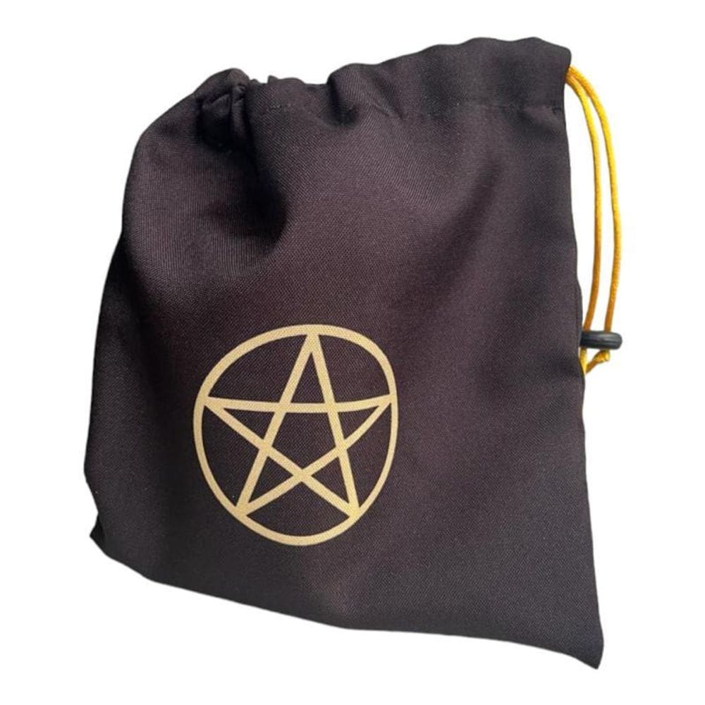 Estojo Tarot Tecido Pentagrama Baralho 20X19Cm - Escolha Cor