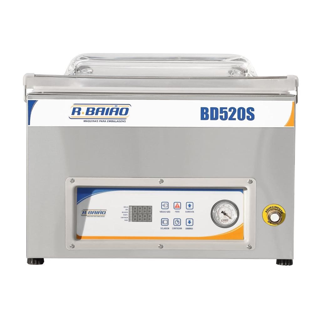 Seladora a Vácuo de Câmara R. Baião 52cm com Cavidade Aço Inox 220V BD520S-C