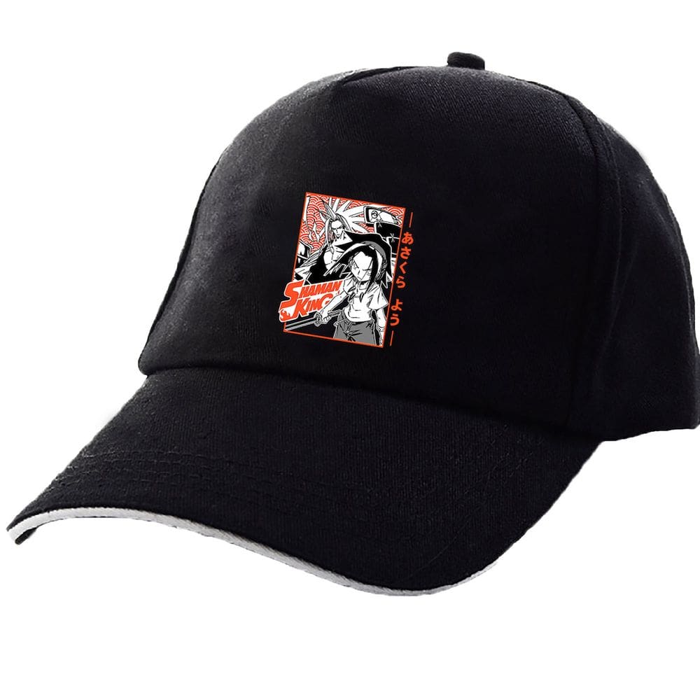 Boné de beisebol Shaman Kings Anime Snapback Hat de algodão 56-60cm