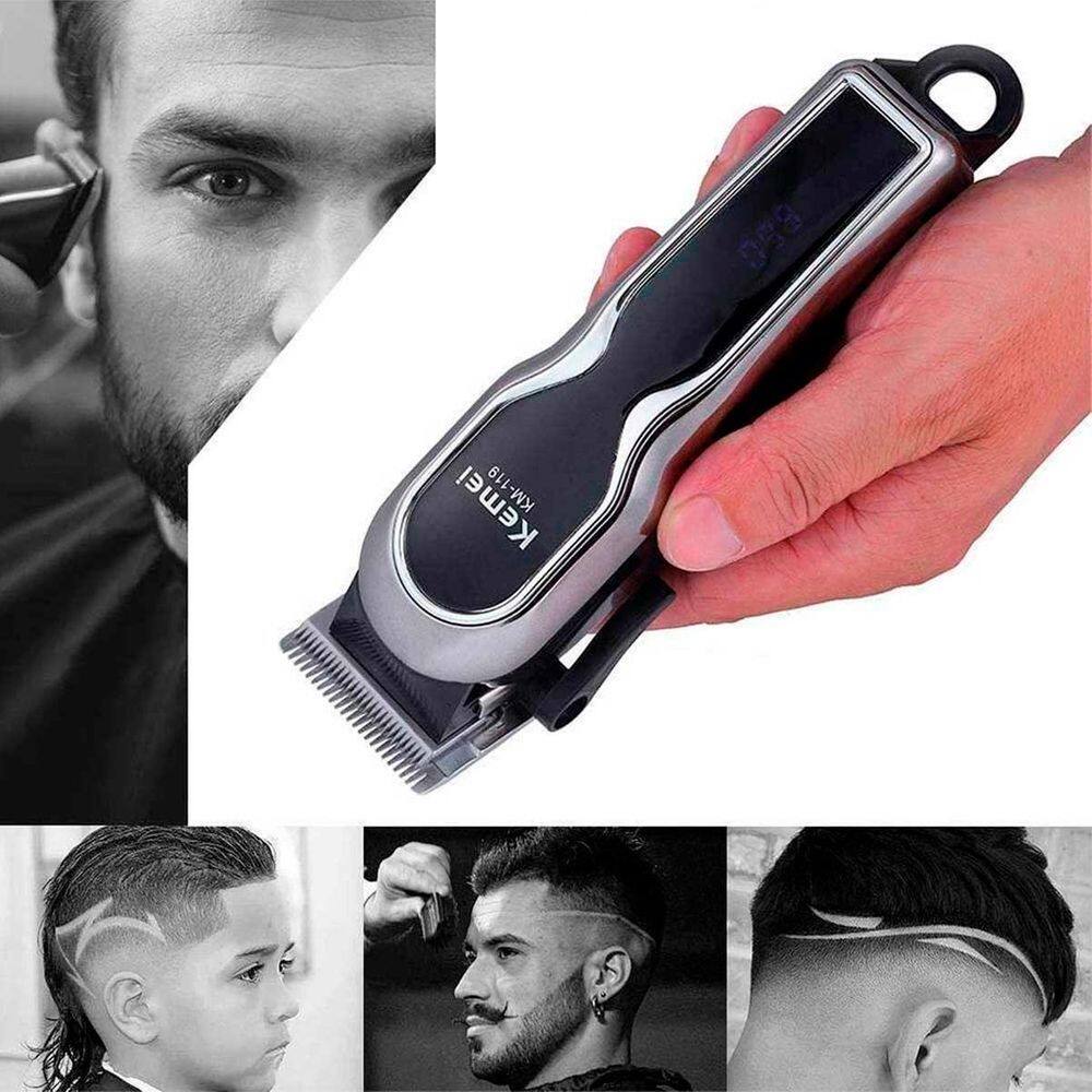 Kit Kemei Recarregável Para Salão