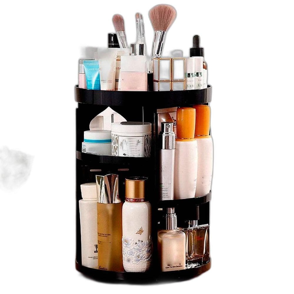 Suporte Maquiagem 360 Com Espaço Pincéis E Make Organizados
