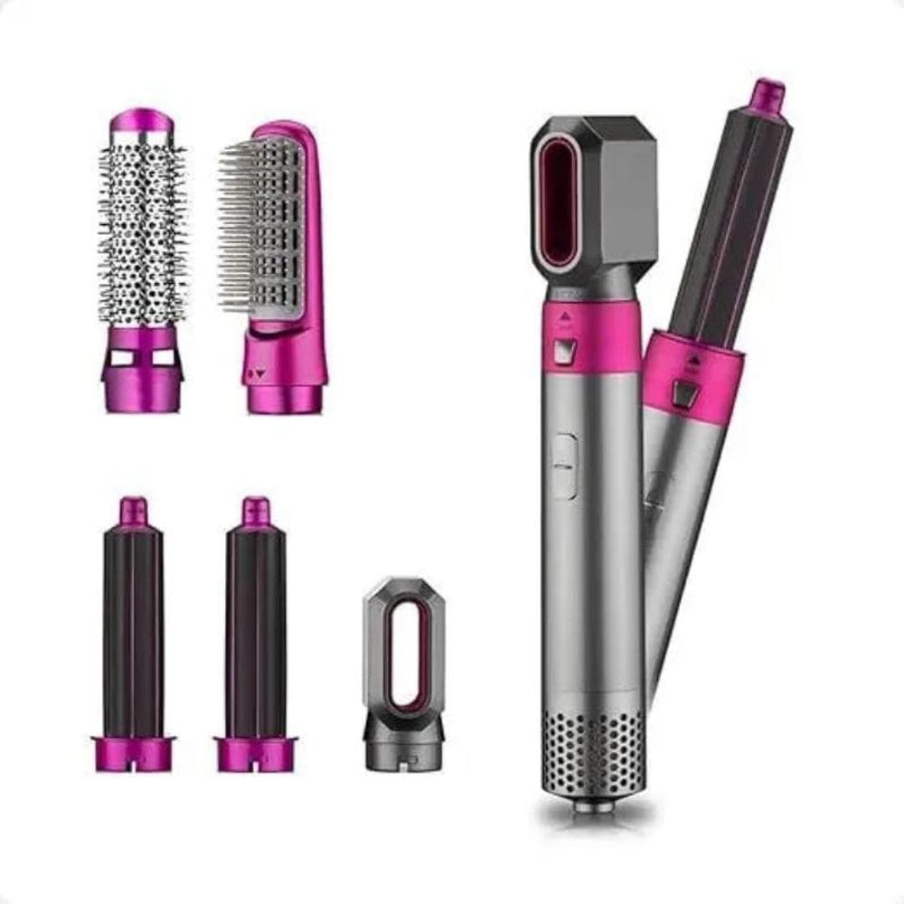 Escova Secadora Elétrica 5 Em 1 Modeladora Escova Secador