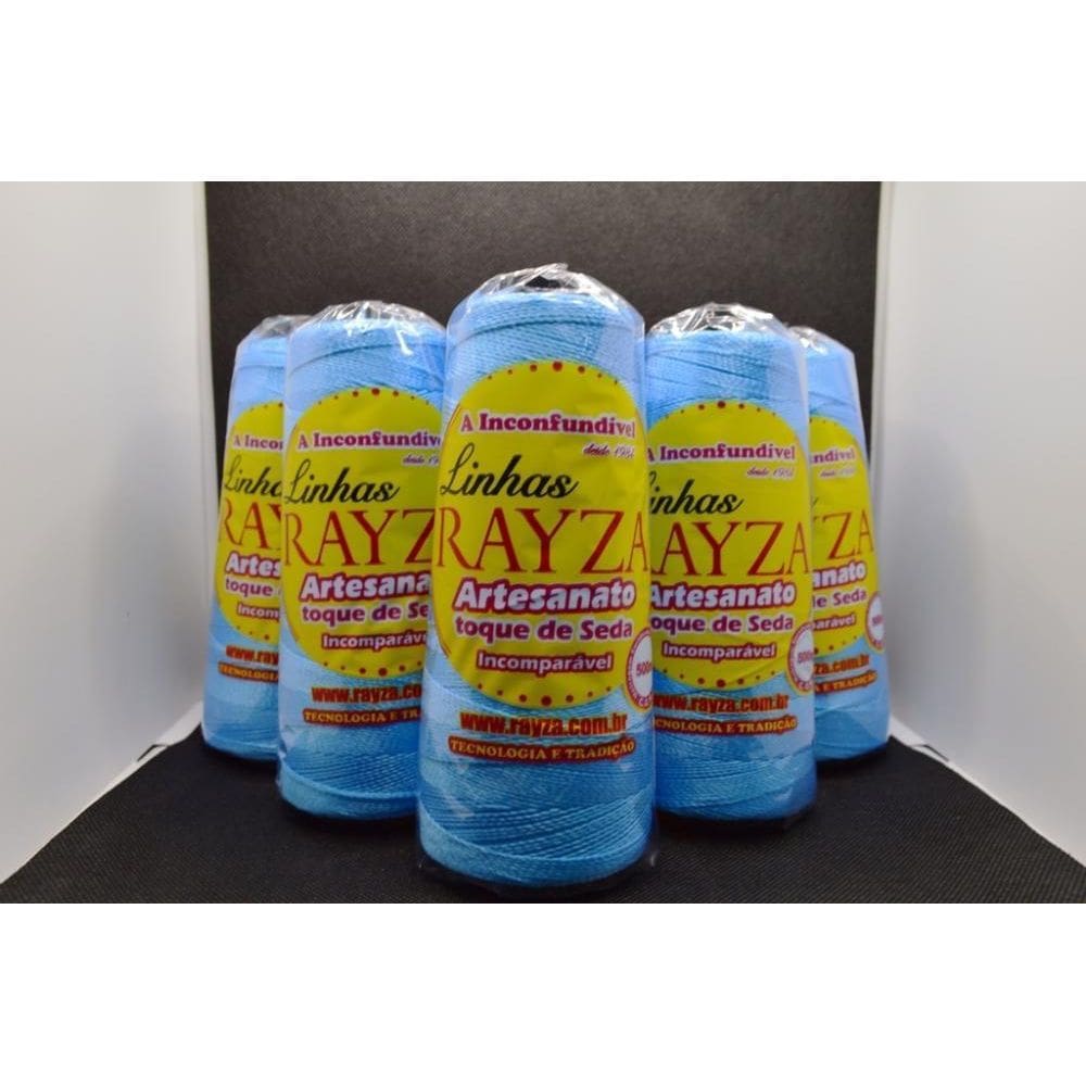 Linhas Para Crochê Rayza Artesanato Grossa -Azul Royal
