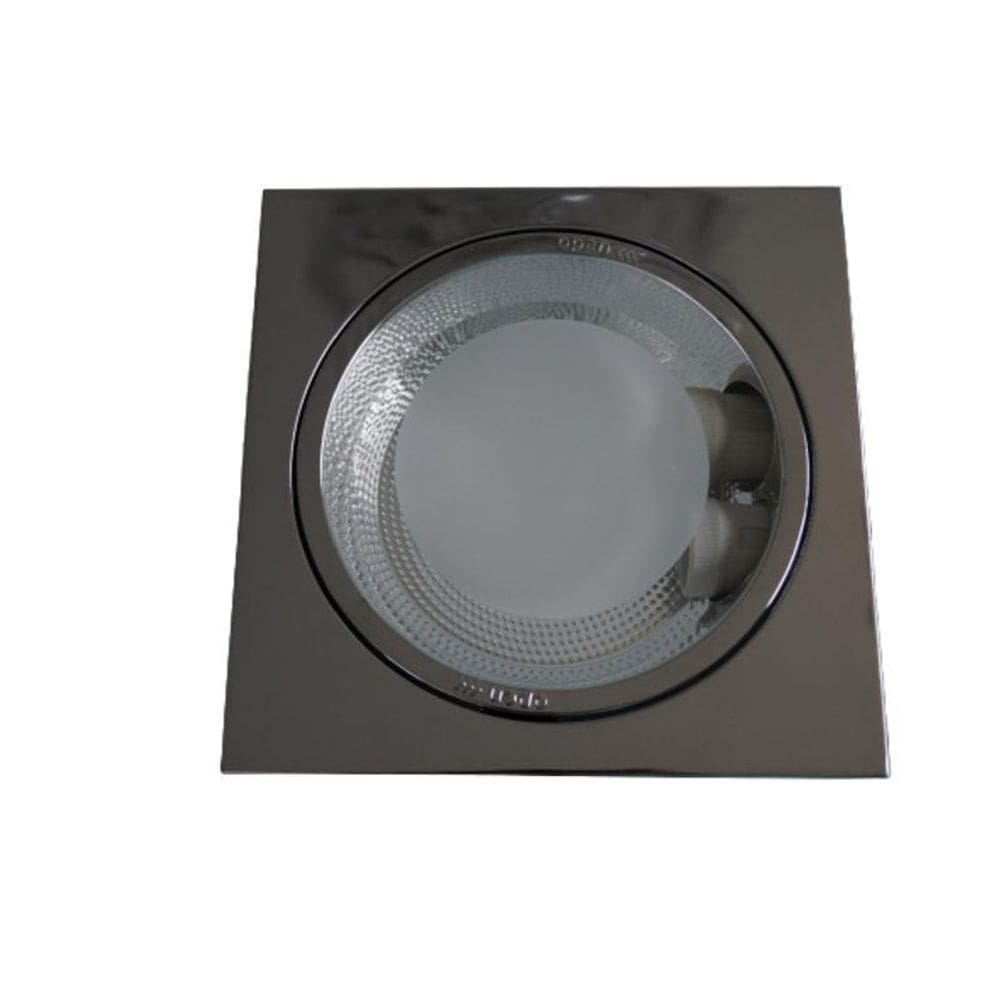 Plafon De Sobrepor Eros Cromado