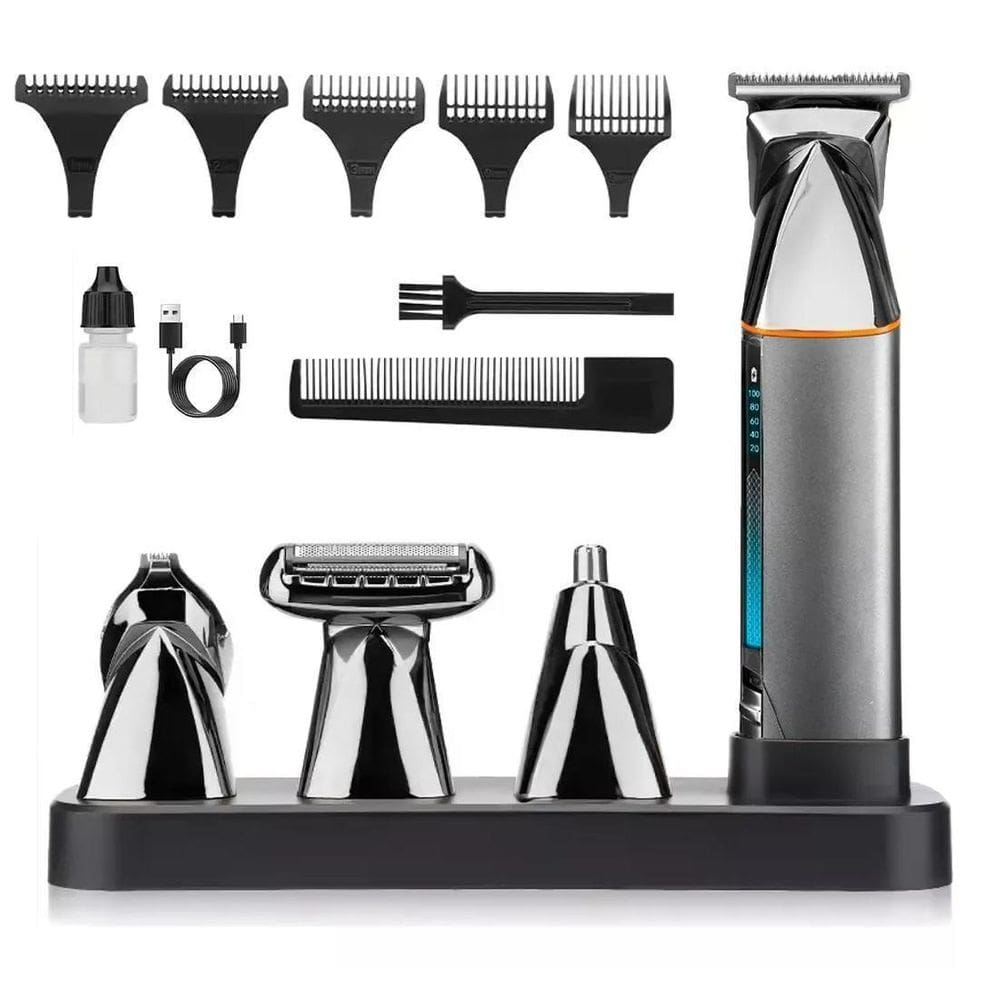 Maquina Cortador De Cabelo 9X1 Barbeador Aparador Pêlo Nariz