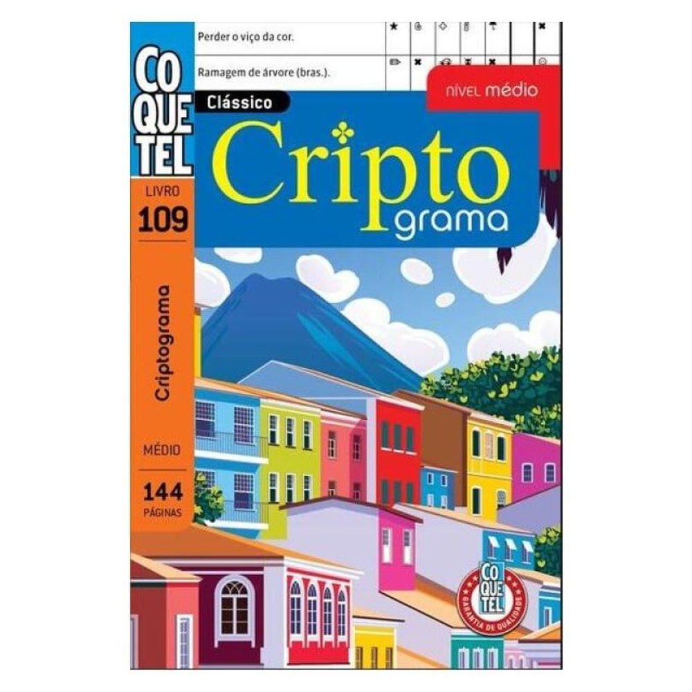 Livro Coquetel Criptograma 109