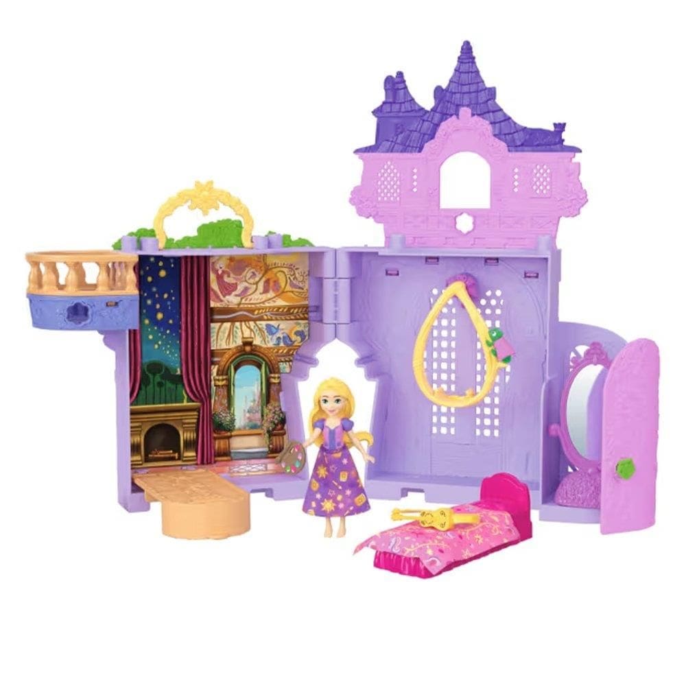 Boneca Disney Princesa Castelo Rapunzel Jdp61