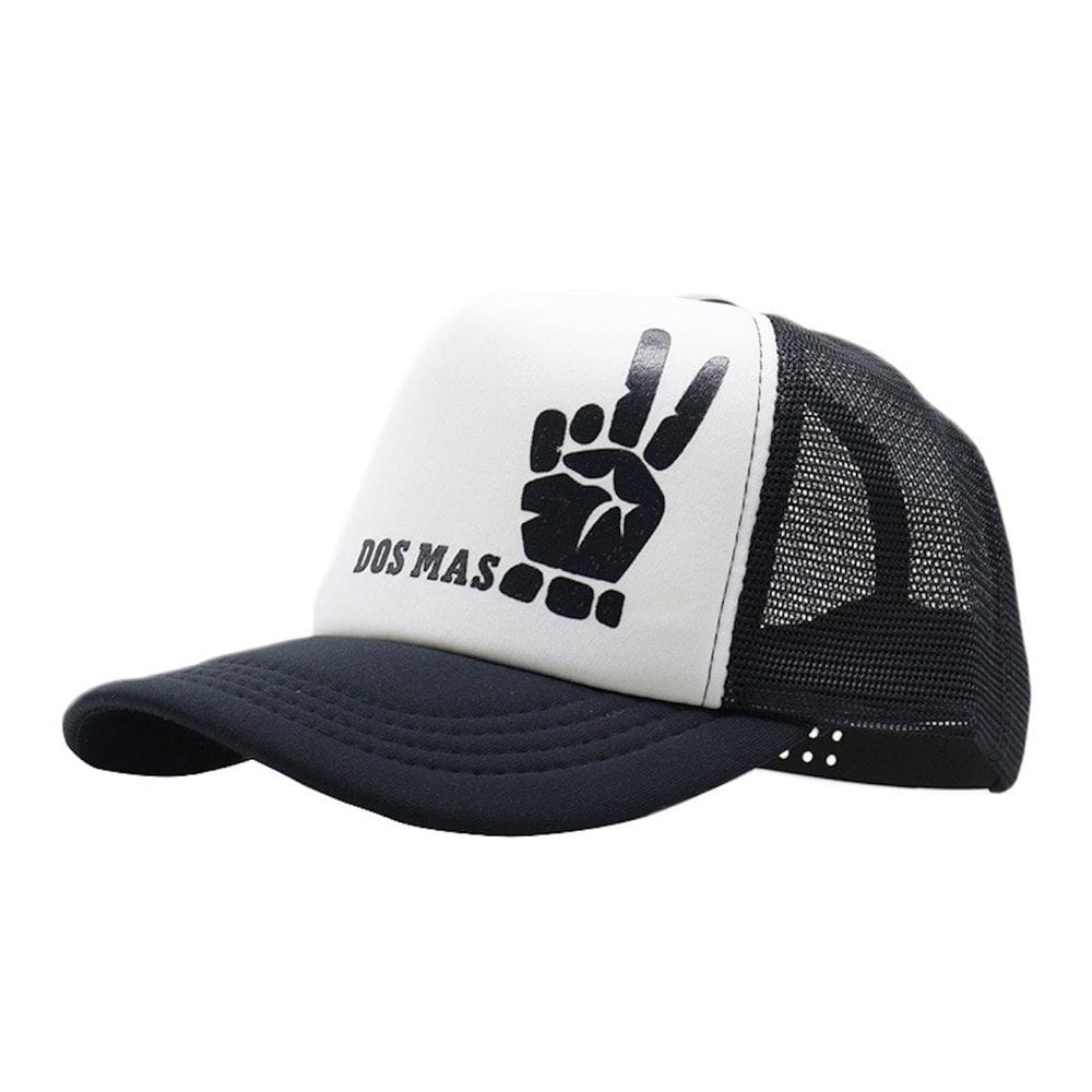 Boné de beisebol Dos Mas Anime Snapback Hat Poliéster Preto