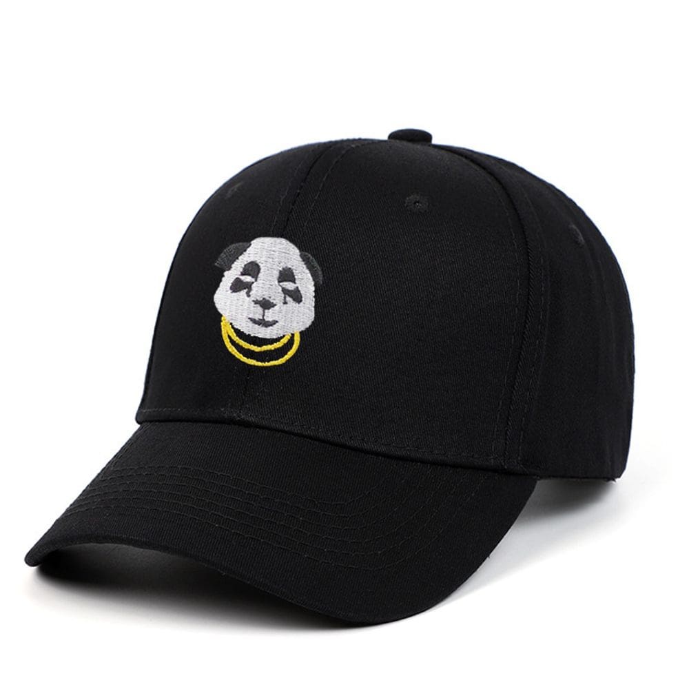 Boné de beisebol Pandas Anime para crianças ajustável 56-58cm