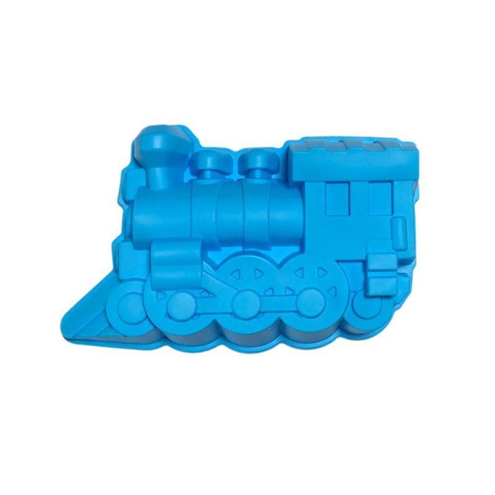 Forma Molde Silicone Trem Trenzinho 30Cm Bolo Doce Chocolate