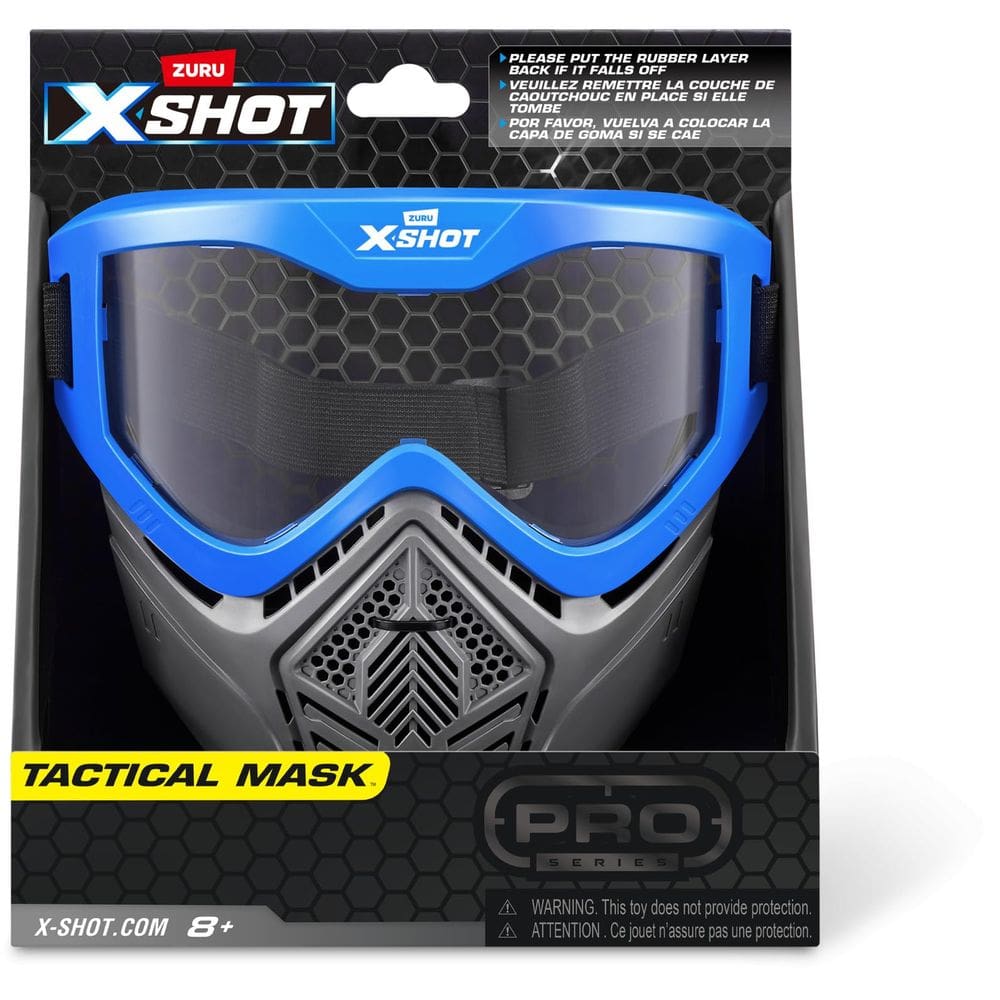 Máscara Deportiva Ajustable Azul Táctica ZURU XSHOT