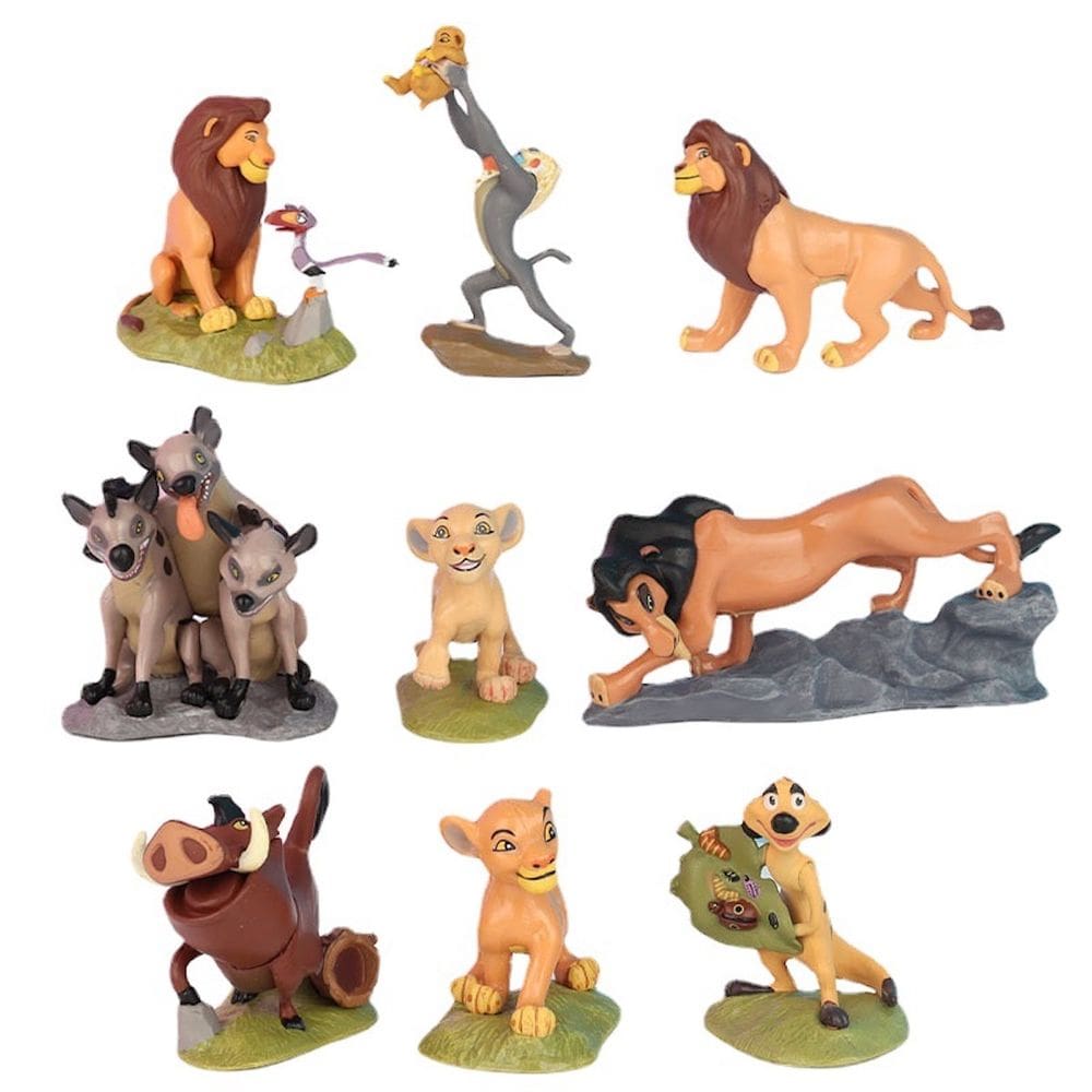 Coleção de bonecos Lion King Simba Anime 9 unidades/lote