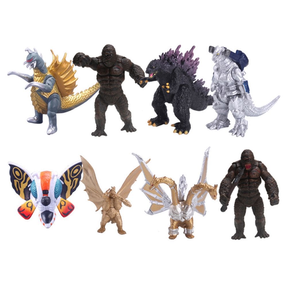 Coleção de bonecos Kong Godzilazses Anime 9cm 280g