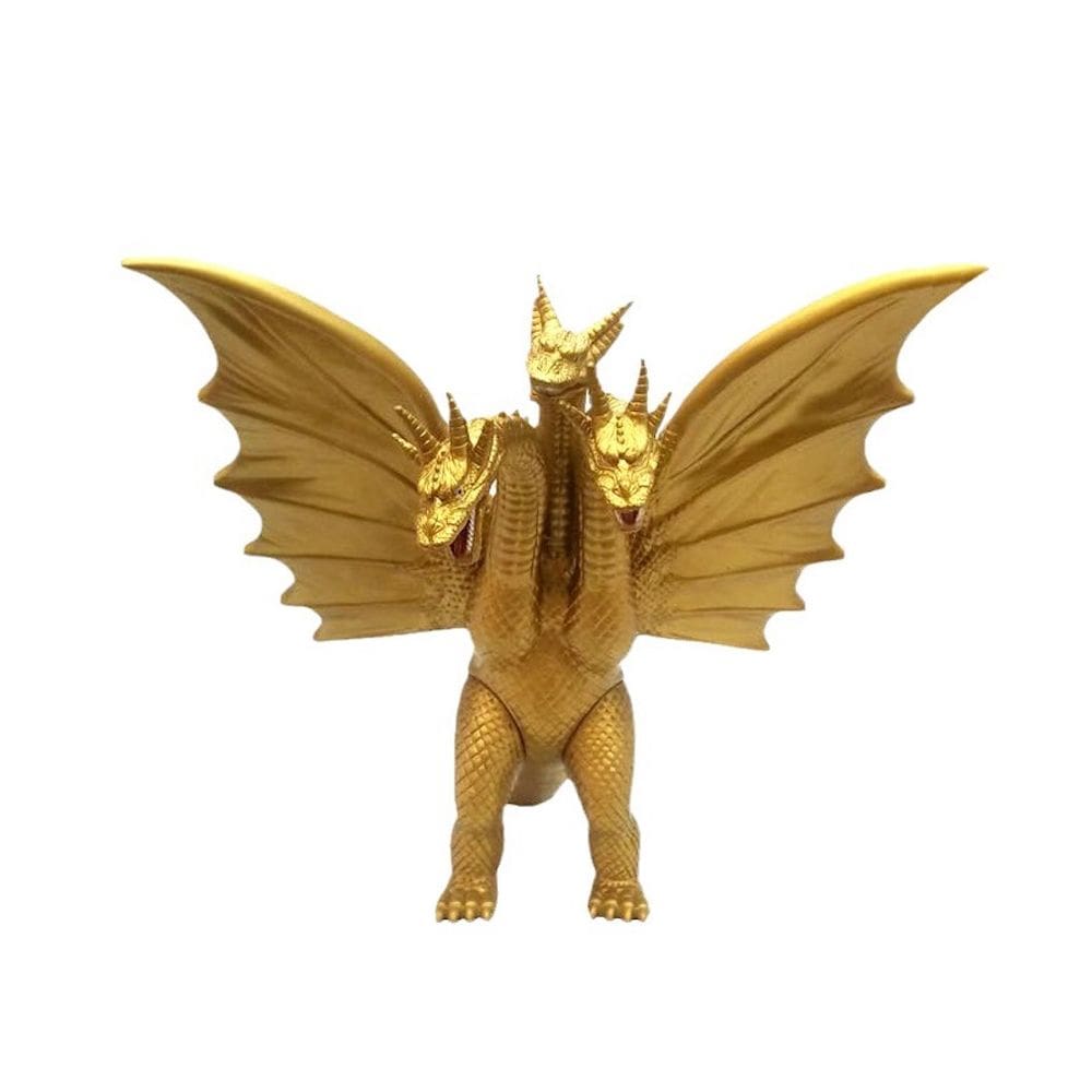 Figura de anime Toy Monster Dragão de Três Cabeças Ghidorahs
