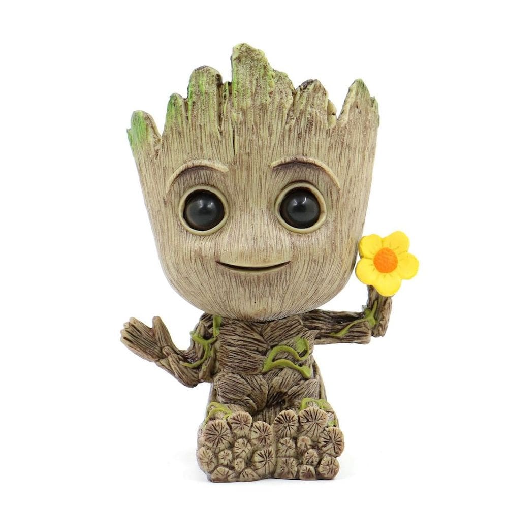 Coleção de bonecos de anime Flowerpot Groot Baby Tree