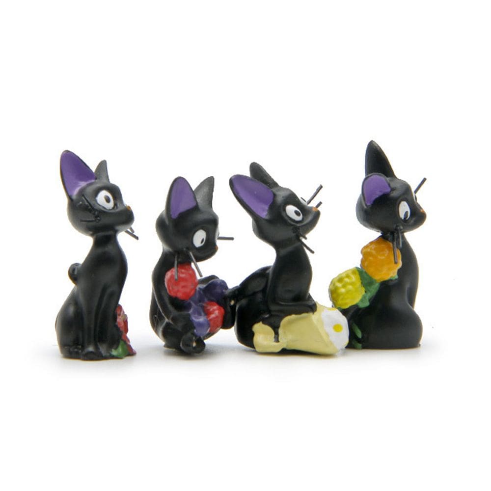Figure Toy Collection Kiki`s Delivery Service Black Cat x4