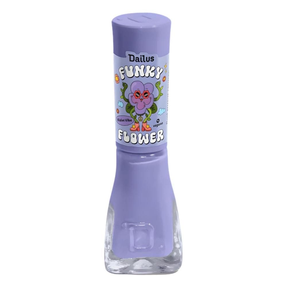 Esmalte Cremoso Dailus Funky Flower Violet Vibe 8ml