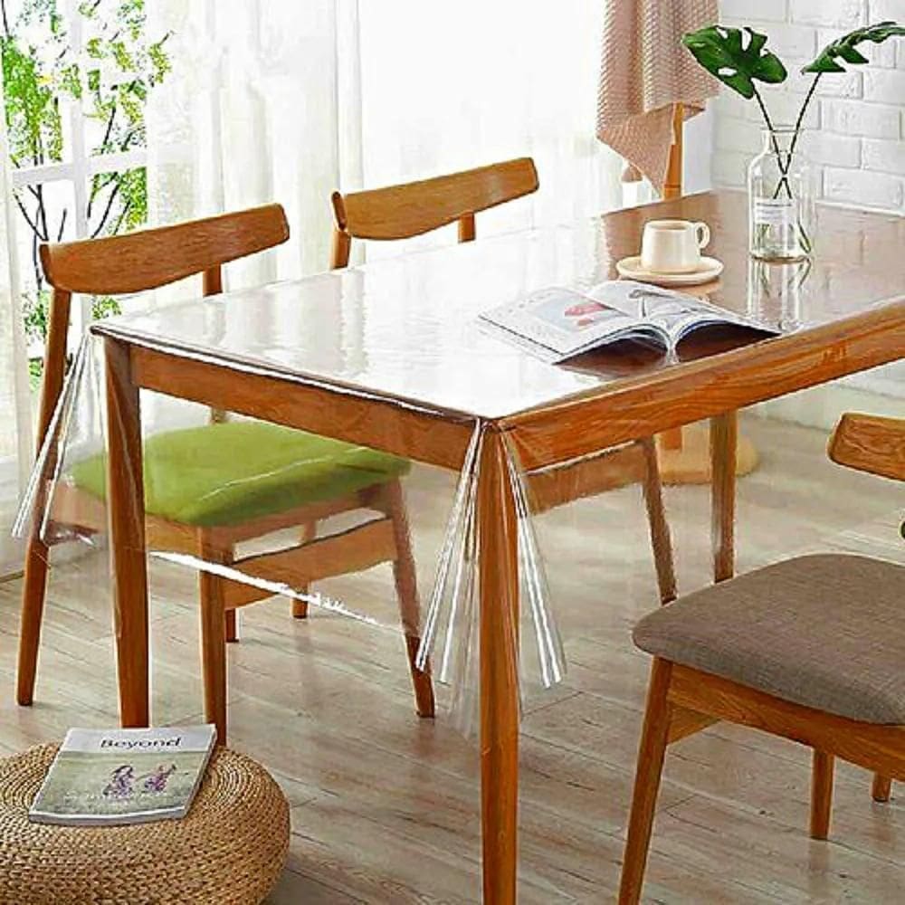 2X Vida Pratika Toalha De Mesa Plastico Transparente 2,10 X