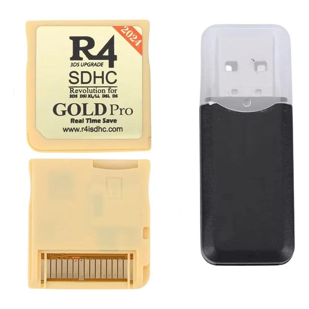 2X R4 Gold Pro Para Ds/2Ds/3Ds R4 Cartão Microsd Usb 2.0