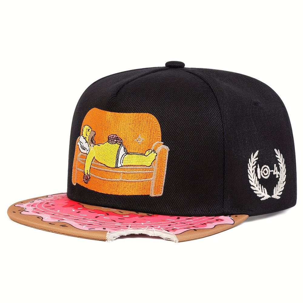 Boné de beisebol Simpsons Anime Trucker Hat para crianças 56-58cm