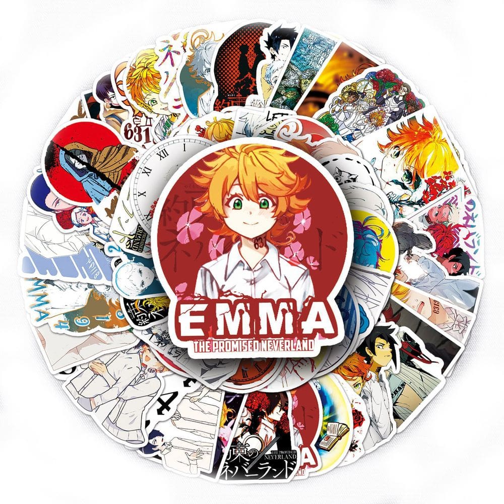 Adesivos de vinil impermeável Promises Neverlands 50 unidades/lote