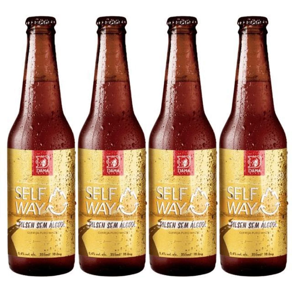 Cerveja Sem Álcool Self Way - 355Ml - 04 Un