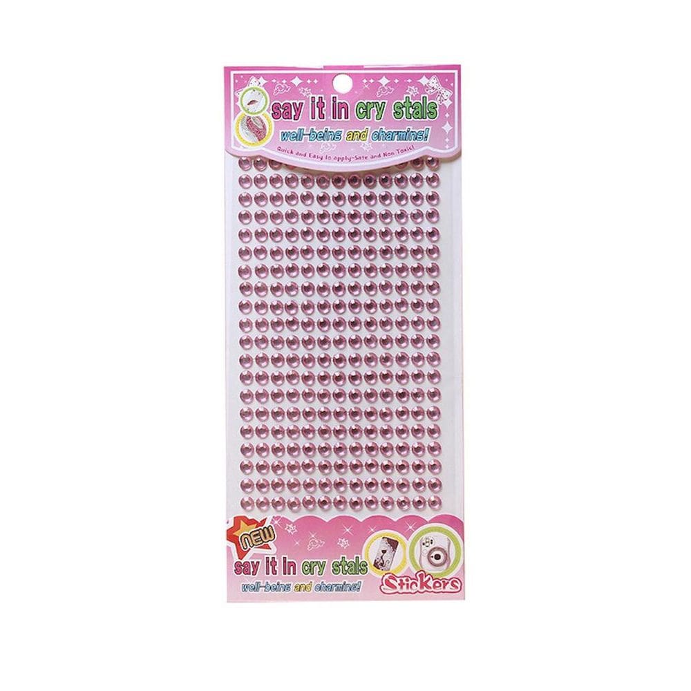 Conjunto de adesivos de strass acrílico, 260 unidades para mala de skate