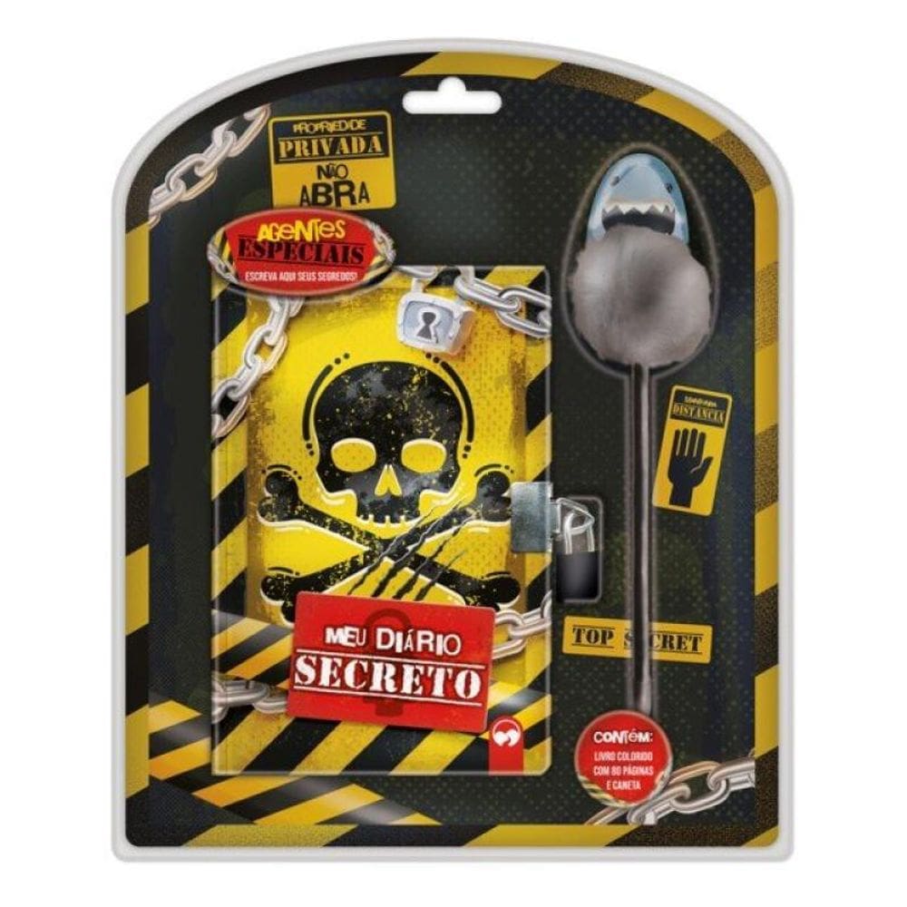 Livro Diário Pompom Agentes Especiais