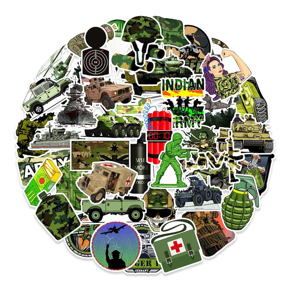 Adesivo Pubgs Anime Vinyl Cartoon para garrafa de água (50 unidades)