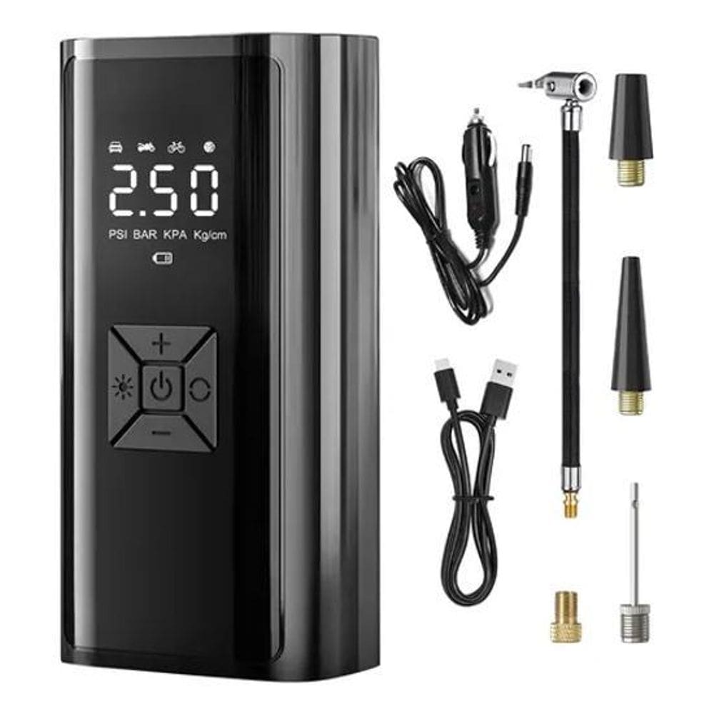 Super Mini Compressor Digital Bomba Encher Pneus Bola