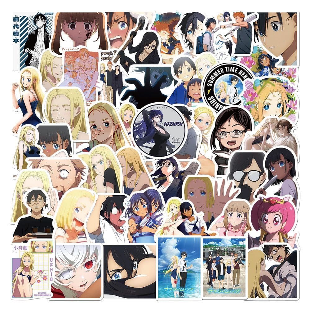 Adesivos Summers Times Renderings em vinil impermeável 50 unidades