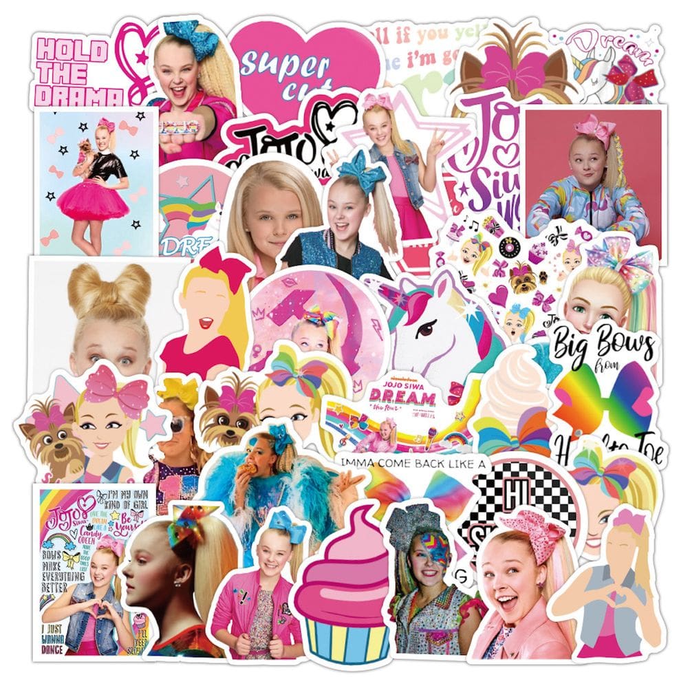 Adesivo Jojos Siwas Anime Vinyl Cartoon 50 unidades para impermeabilização
