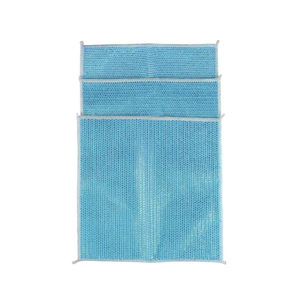 Pano Multiuso Aramado Kit 3 Metalico Cozinha Limpeza Panelas Pratos Pano de Pia