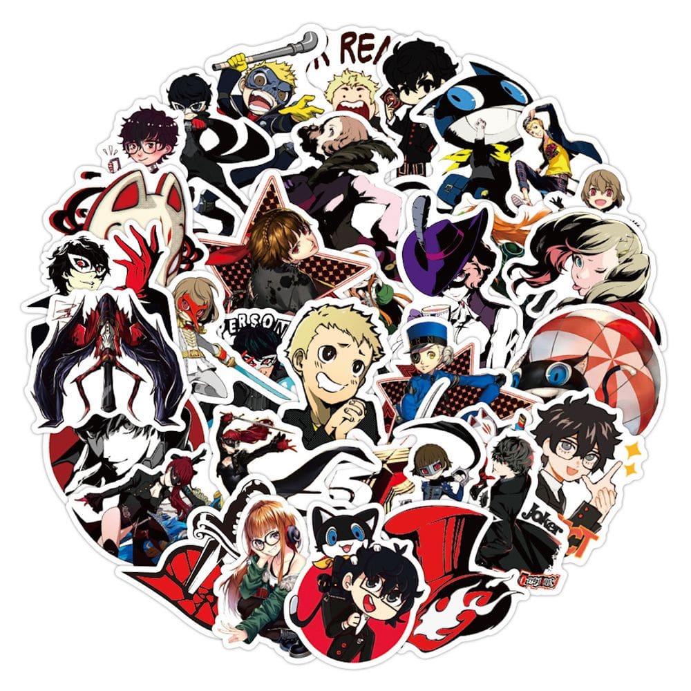 Adesivo Anime Personas Vinyl Cartoon Anime 50 unidades para Water B