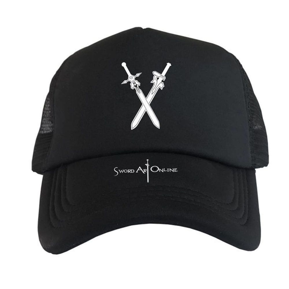 Boné de beisebol Swords Onlines Anime Snapback Hat Cotton