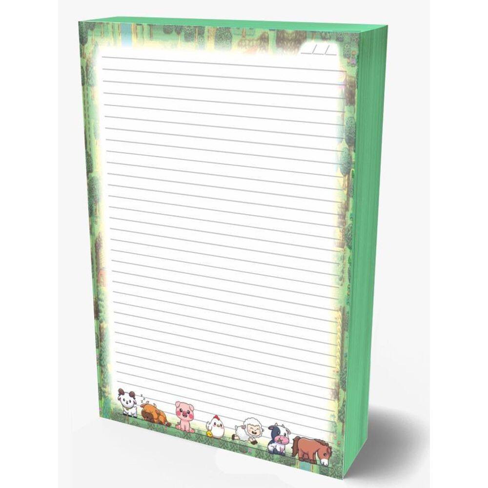 Refil Caderno Discos 90G B5 10 Furos Fazenda 100 Folhas