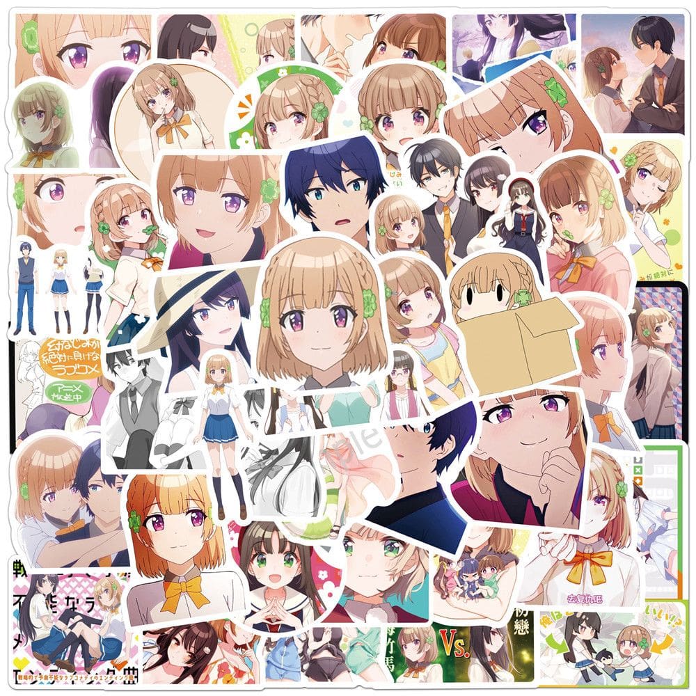 Pacote de adesivos Osananajimis Ga Zettais Ni Makenais Loves Comedys