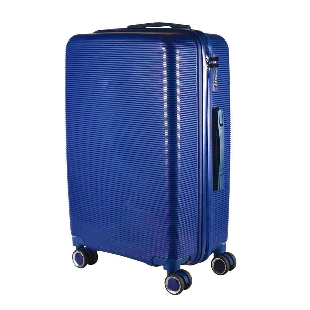 Mala Média 23Kg Polipropileno Inquebrável Azul Marinho