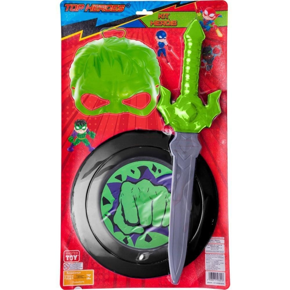 Kit Infantil Fantasia Hulk