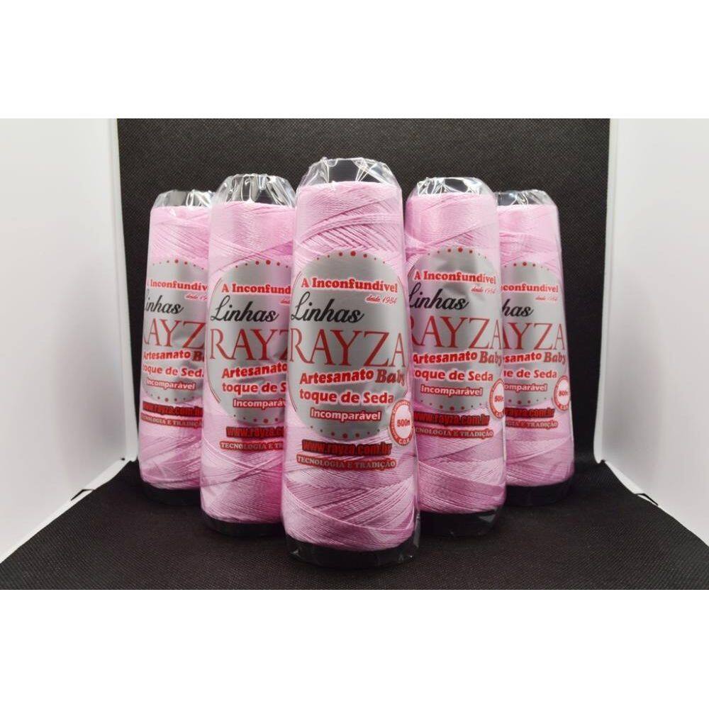 Linha Rayza Artesanato Baby Fina Tex 144-Rosa Boreal