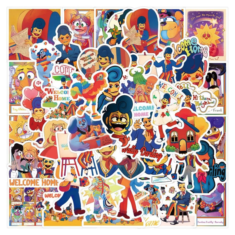 Adesivos Welcomes Homes Wallys Darlings Waterproof (50 unidades)