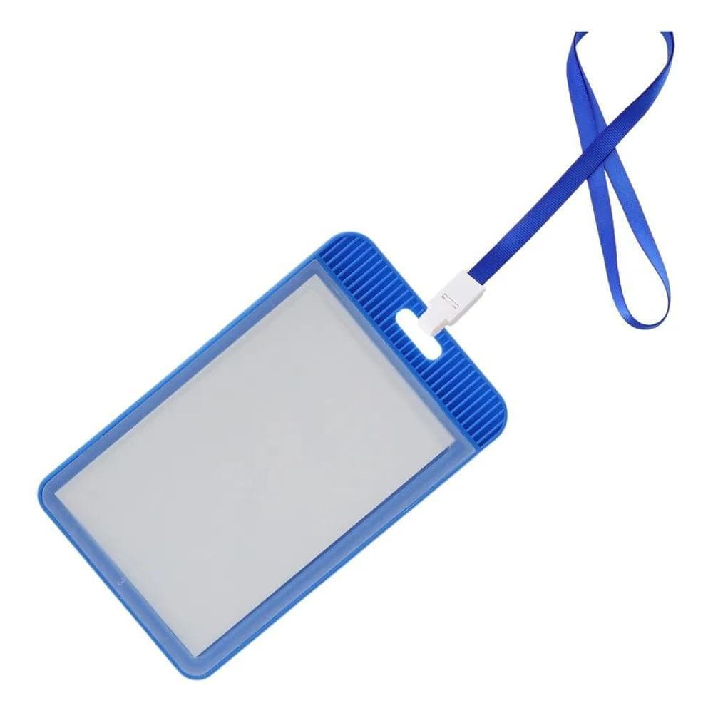 2X 10 Porta Crachá Com Cordão Vertical Porta Cartão