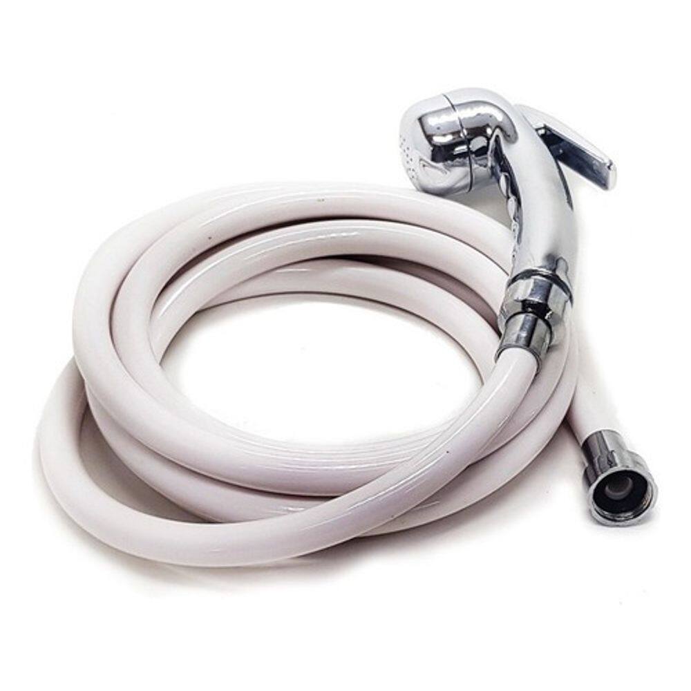 Mangueira E Ducha Manual Branca P/ Ducha Cardal Potenza