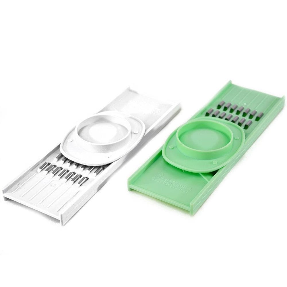 Cortador e Ralador de Plástico 21cm Legumes Branco - Tudo em Caixa