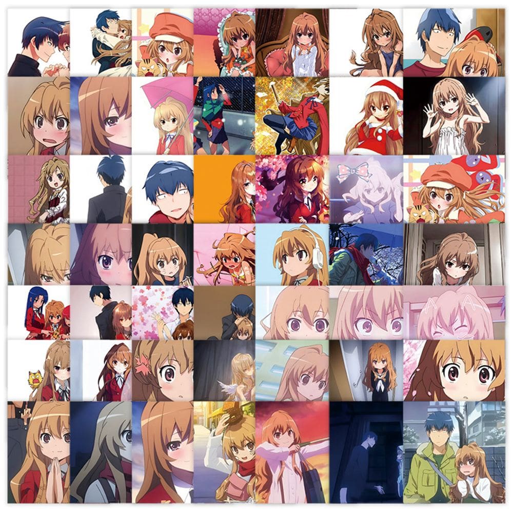 62 unidades/lote de adesivos Tigers Dragons Aisakas Taigas Waterproof