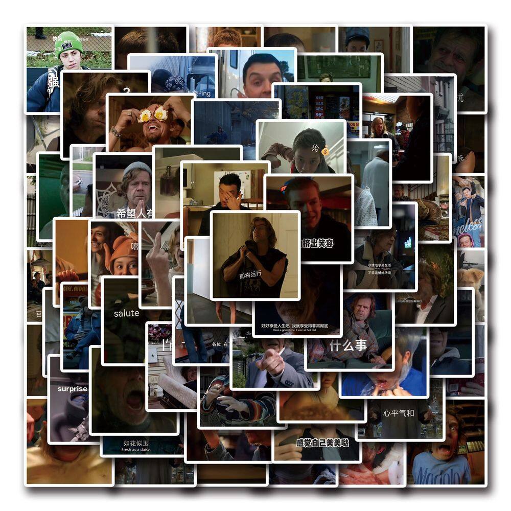 Adesivos Shameless Waterproof Vinyl Anime 60 unidades