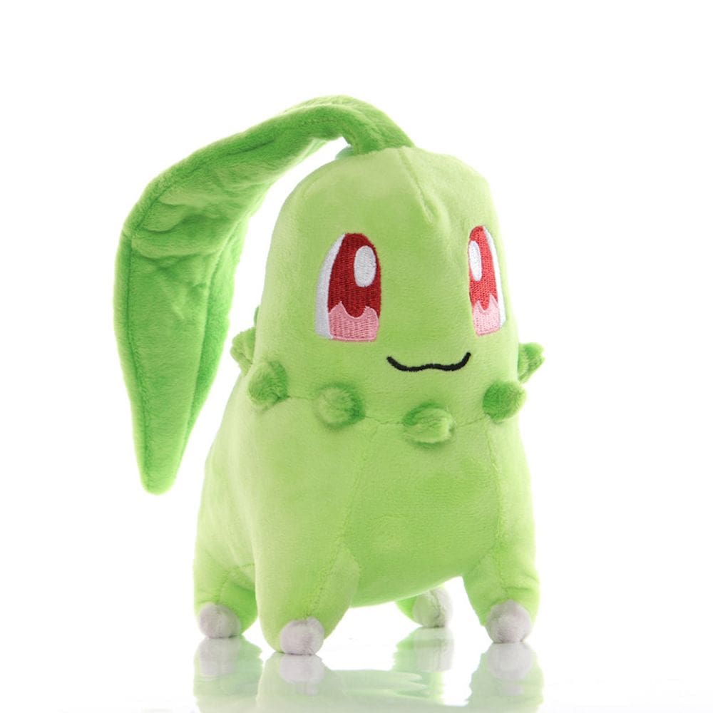 Brinquedo de pelúcia Chikorita, anime de 20 cm, presente para crianças