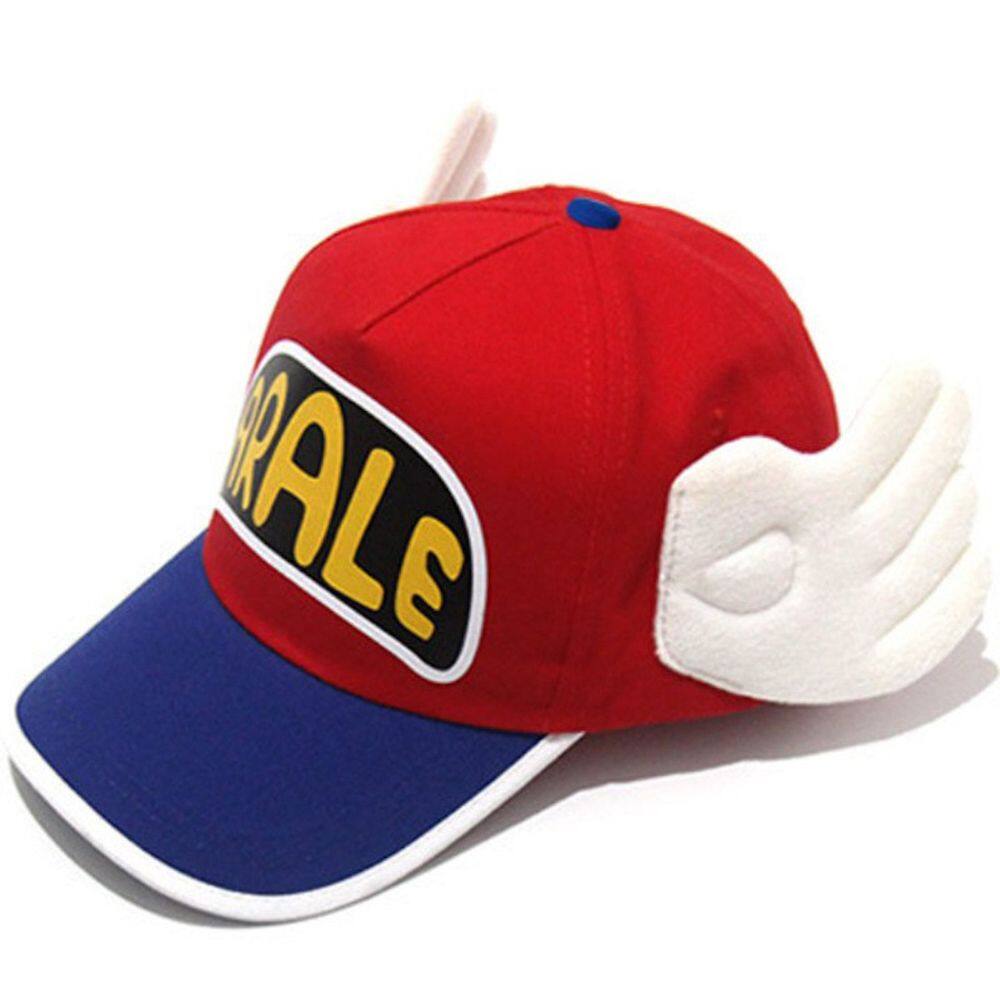 Boné de beisebol Arales Slumps Anime Snapback Hat algodão preto